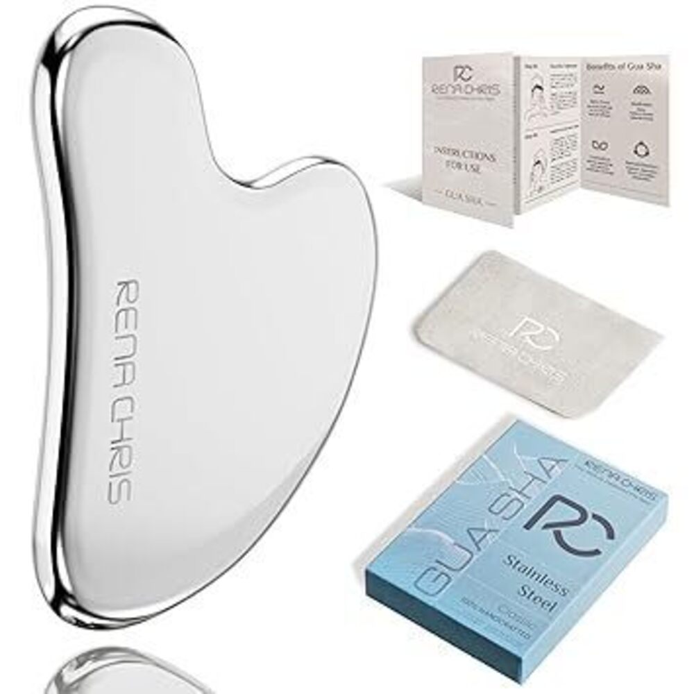 Gua Sha Facial Tools, Stainless Steel Guasha Tool For Acupuncture, Manual